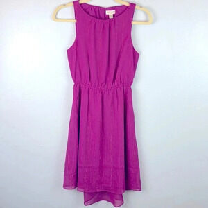 NEW Maison Jules Metallic Chiffon Dress Size XS